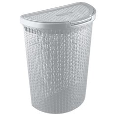 Корзина для белья "eco style" 460*265*610 мм (светло-серый) ECONOVA