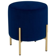 Пуф Baltimore синий велюр Storeforhome