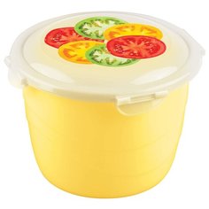 Контейнер Phibo Click&Lock, 1,24 л, с декором