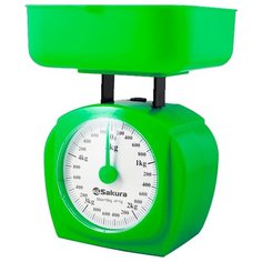 Кухонные весы Sakura SA-6017 зеленый