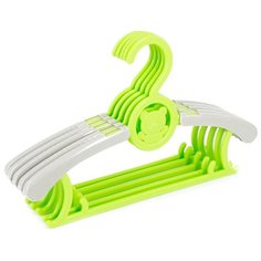 Вешалка Удачная покупка Набор YJ18 серый/зеленый