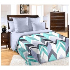 Постельное белье «Энди 1», перкаль (2.0), с европростыней Текс Дизайн