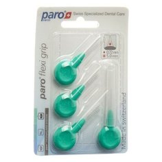 Paro Flexi Grip Цилиндрические ершики, Ø 5 мм, средней жесткости, цвет-зеленый, упаковка 4 шт.