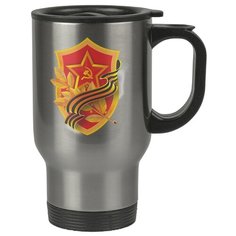 Автомобильная термокружка Значок с Георгиевской лентой Drabs