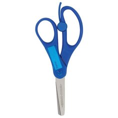 Мульти-Пульти Ножницы с усилителем открывания Приключения Енота, 132 мм синий