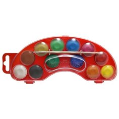 Краски акварельные Magtaller AKVARELLI PROFI , 12цветов, крышка-палитра, кисть, европодвес