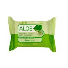 Очищающие салфетки с алоэ Farm Stay Aloe Moisture Soothing Cleansing Tissue Farmstay