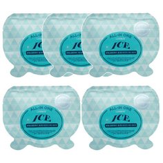Lindsay Альгинатная маска с гиалуроновой кислотой All-in One Ice Hyaluronic Modeling Mask 26 гр. - 5 шт.