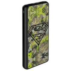Внешний аккумулятор лицензия DC Comics 10000 mAh, 2 USB, MicroUSВ, 2,1A, Li-pol, Superman 01 Deppa