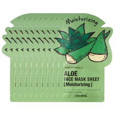 TONYMOLY Тканевая маска для лица с экстрактом алоэ вера увлажняющая Im ALOE Mask Sheet Moisturizing 10шт 20 мл