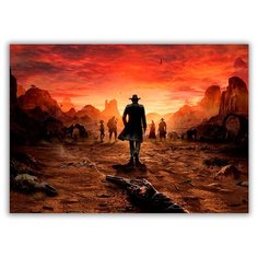 Магнит на холодильник большой - A4, Desperados Drabs