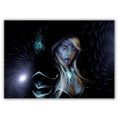 Магнит на холодильник малый - A5, Dota Девушка в капюшоне Drabs