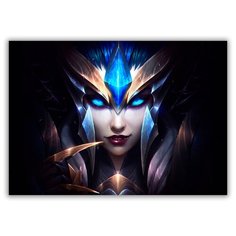 Магнит на холодильник большой - A4, League of Legends Drabs