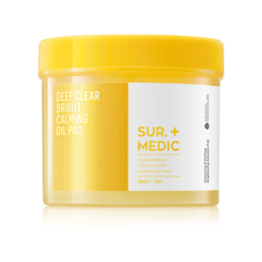 Пэды для снятия макияжа Sur.Medic+ Deep Clear Bright Calming Oil Pad, 60 шт