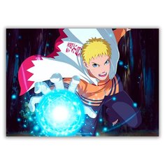 Магнит на холодильник большой - A4, Uzumaki Naruto Drabs