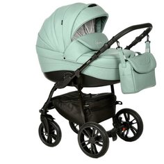 Коляска универсальная 3 в 1 Indigo INDIGO Special+F (05), шалфей