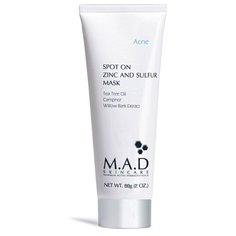 M.A.D. Подсушивающая маска с цинком и серой 60 гр