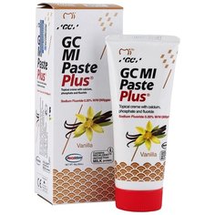 Зубной гель для реминерализации MI Paste Plus Ваниль (Tooth Mousse Тус Мусс со фтором) 40г GC Corporation