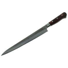 Профессиональный поварской дамасский нож "Samura Sakai", слайсер 240 мм, SJS-0045