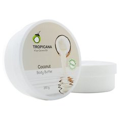 Кокосовый крем-масло (баттер) "Coconut" (кокос) , 250гр TROPICANA OIL