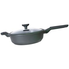 Сотейник из алюминия с крышкой FASHION LINE, PROFFI KITCHEN PKT0240 с антипригарным покрытием 28 см