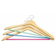 Вешалка EL CASA Набор Дуб бежевый/розовый/голубой