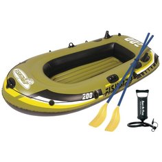 Надувная лодка Jilong Fishman 200set JL007207-1N зелено-черный