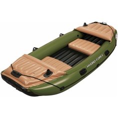 Надувная лодка Bestway Neva III (65008) коричневый/зеленый