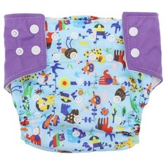 Крошка Я многоразовый подгузник без вкладыша (6-11 кг) 1 шт., животные