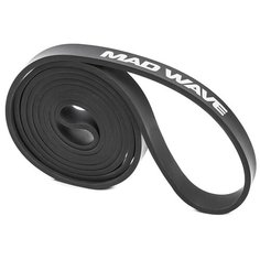 Лента-эспандер Long Resistance Band, 13.6-22.7 кг, черный MAD Wave