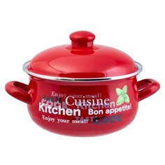 Кастрюля Едим Дома Piemonte Red 3,4 л