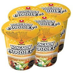 Лапша быстрого приготовления Nongshim со вкусом курицы, стакан 65 г х 4 шт