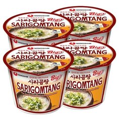 Лапша быстрого приготовления Саригомтанг Nongshim, чашка 114 г х 4 шт