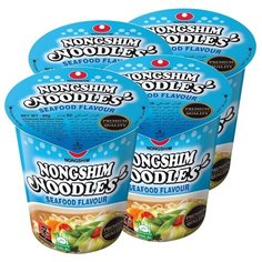 Лапша быстрого приготовления Nongshim с морепродуктами, стакан 65 г х 4 шт