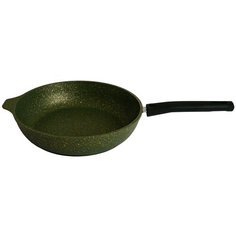 Сковорода KUKMARA Trendy style malachite литая 24 см со съёмной ручкой