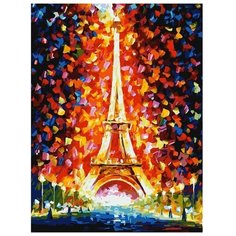 Белоснежка живопись на картоне 3026-CS Париж - огни Эйфелевой башни