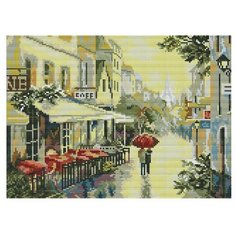 Алмазная мозаика Белоснежка 339-ST-S Прогулка по улицам Парижа 30х40 см