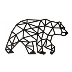 Деревянный интерьерный пазл EWA Медведь Eco Wood Art