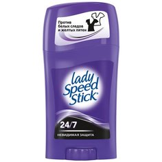 Lady Speed Stick дезодорант-антиперспирант, стик, 24/7 Невидимая защита, 45 г