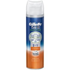 Пена для бритья Fusion ProGlide Sensitive Active Sport 2-в-1 Gillette, 250 мл