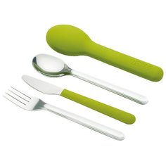 Joseph Joseph Набор столовых приборов GoEat Cutlery Set, 3 шт. зеленый