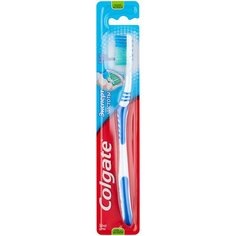 Зубная щетка Colgate Эксперт Чистоты многофункциональная, средней жесткости, синий