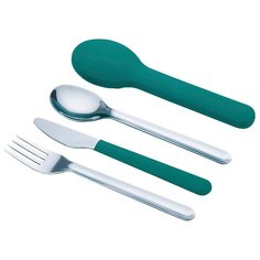 Joseph Joseph Набор столовых приборов GoEat Cutlery Set, 3 шт. изумрудный