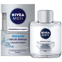Лосьон после бритья "Серебряная защита" с ионами серебра Nivea, 100 мл