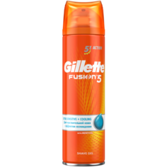 Гель для бритья Fusion 5 Ultra Sensitive & Cooling Охлаждающий Gillette, 200 мл