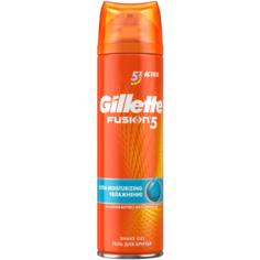 Гель для бритья Fusion 5 Увлажняющий Gillette, 200 мл