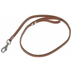 Поводок для собак Аркон Стандарт двухслойный коньячный 1.4 м 12 мм