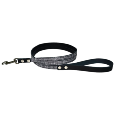 Поводок для собак Аркон Ричмонд черный 1.4 м 14 мм