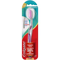 Зубная щетка Colgate Шелковые нити ультра, ультрамягкая, пурпурный