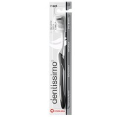 Зубная щетка Dentissimo Toothbrush Hard, жесткая, черный